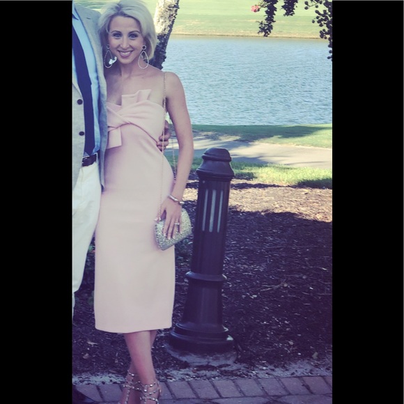 Pretty in pink strapless dress! - Picture 1 of 3